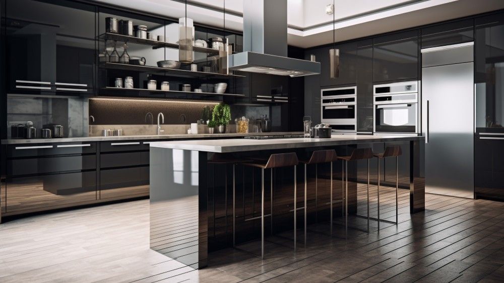 Cucine moderne Occhiobello: linee essenziali e salvaspazio